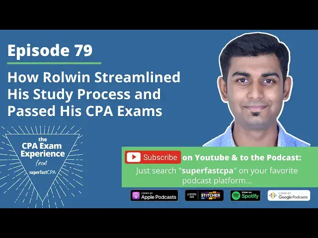 'Video thumbnail for SuperfastCPA Reviews: How Rolwin Passed His CPA Exams'