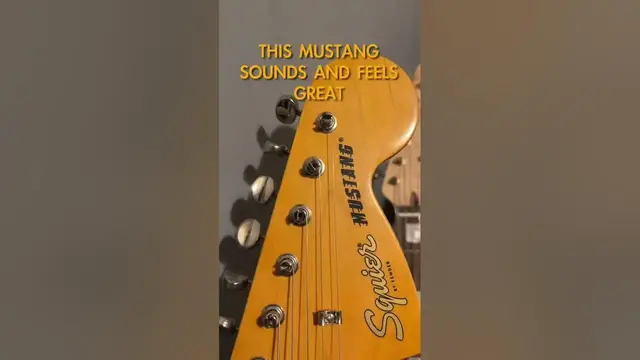 'Video thumbnail for Squier Classic Vibe Mustang - Quick Review #shorts #guitar'