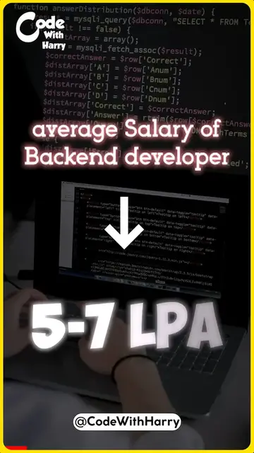 'Video thumbnail for Backend Average Salary 💰'