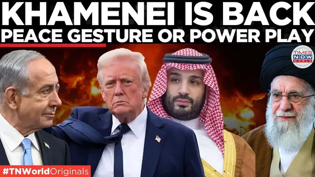 'Video thumbnail for Khamenei Reappears: Is Iran Backing Down or Plotting Its Next Big Strike? | Times Now World'