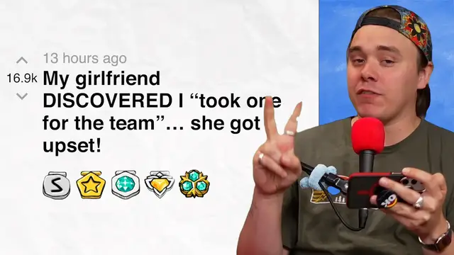 'Video thumbnail for My girlfriend DISCOVERED I “took one for the team”… she got upset! - r/relationship_advice | Reddit Stories'