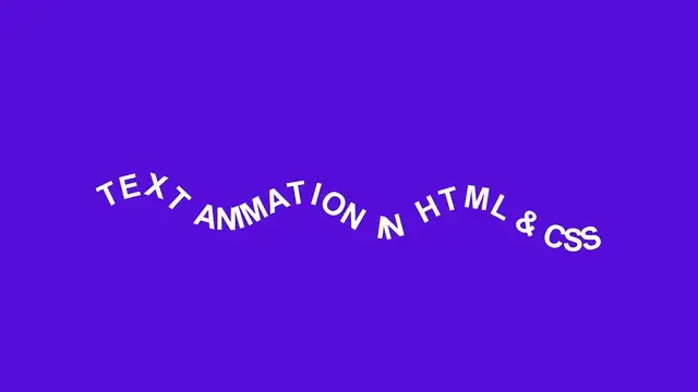 'Video thumbnail for How To Make Animated Text Using HTML And CSS _ Web Design In HTML CSS'