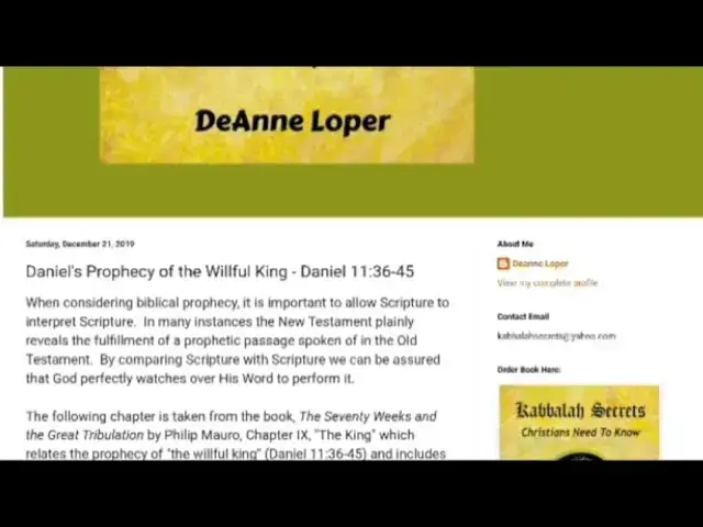 'Video thumbnail for Willful King Of Jerusalem From DeAnne Loper'