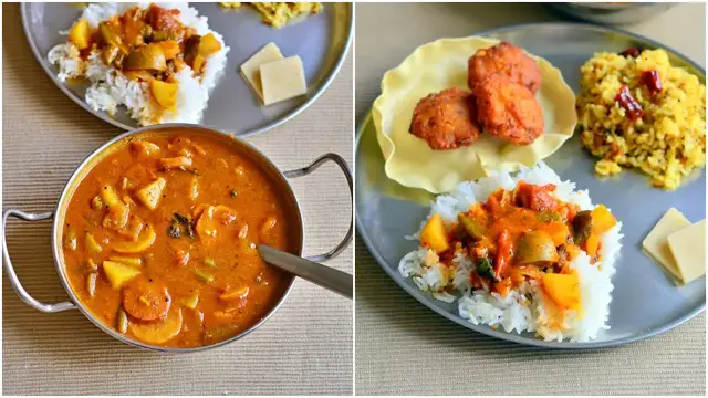 'Video thumbnail for Sambar without dal for rice | Vegetable sambar without dal for rice | Arachuvitta sambar without dal'