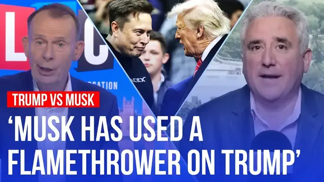 'Video thumbnail for Donald Trump vs Elon Musk: Simon Marks unpacks their 'spat' | LBC'