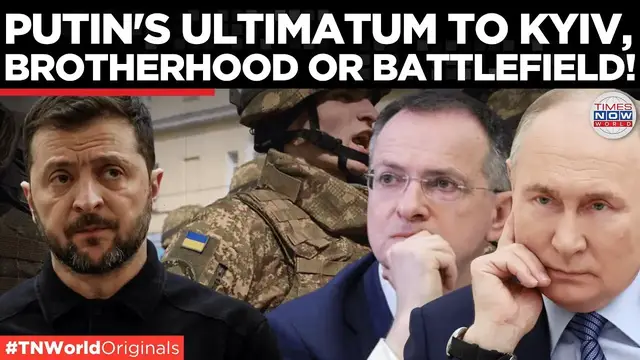'Video thumbnail for 'Conflict between two brothers': Medinsky Torches Rutte, Puts Kyiv on Notice| Times Now World'