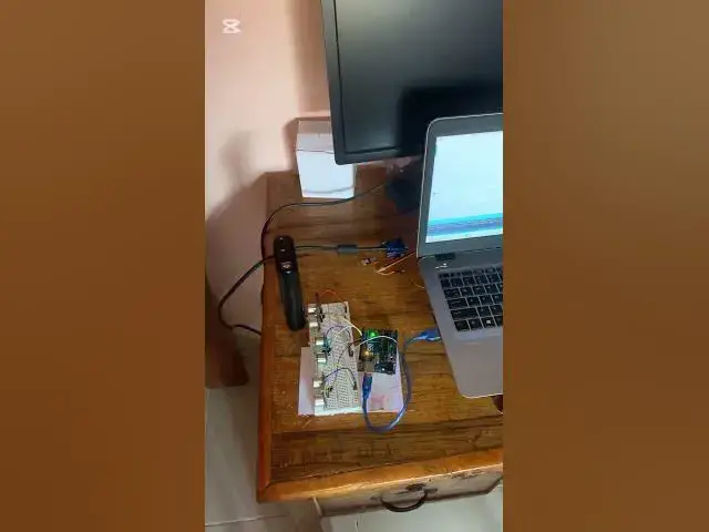 'Video thumbnail for Network of ultrasonic sensors connected in one wire mode. #electronics  #newping #ultrasonicsensor'