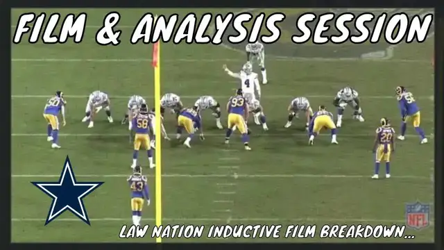 'Video thumbnail for law nation sports: dallas cowboys 4th & 1 play analysis: offensive & defensive line strategy'