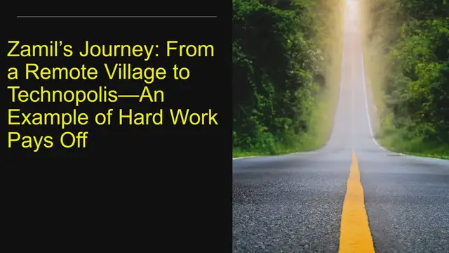 'Video thumbnail for A Village Boy Remarkable Journey: From Village to Successful Entrepreneur'