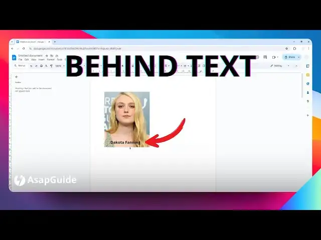 'Video thumbnail for How To Put Image Behind Text In Google Docs'