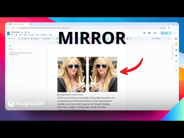 'Video thumbnail for How to Flip Image in Google Docs'