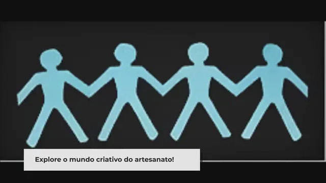 'Video thumbnail for Como fazer "Bonecos de Mãos Dadas" em Kirigami'