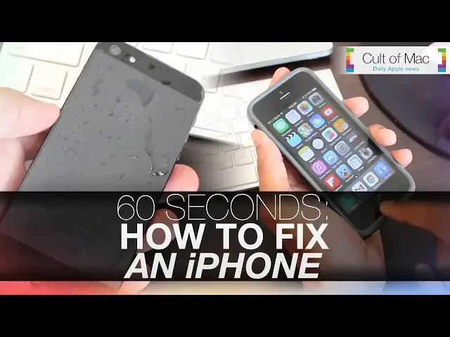 'Video thumbnail for 60 Seconds: How To Fix An iPhone'
