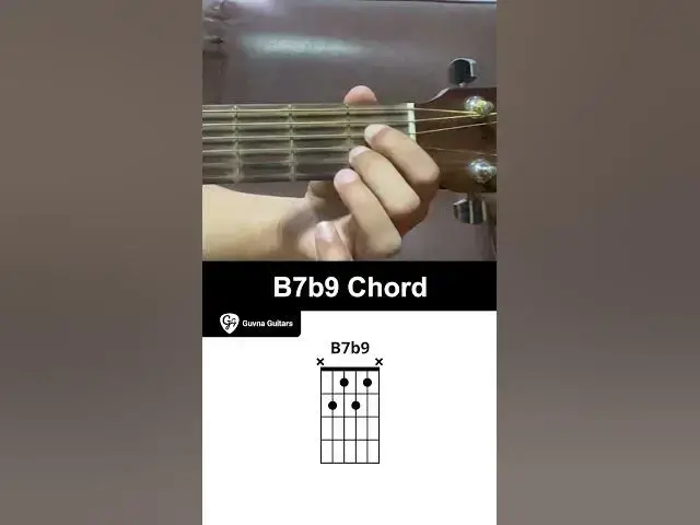 'Video thumbnail for How To Play The B7b9 Chord On Guitar - Guvna Guitars.'