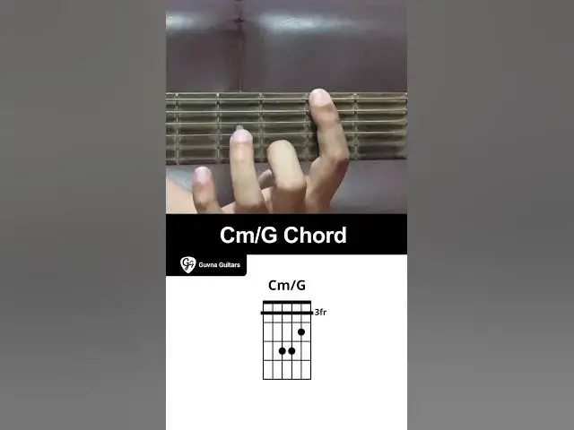 'Video thumbnail for How To Play The Cm/G Chord On Guitar - Guvna Guitars'