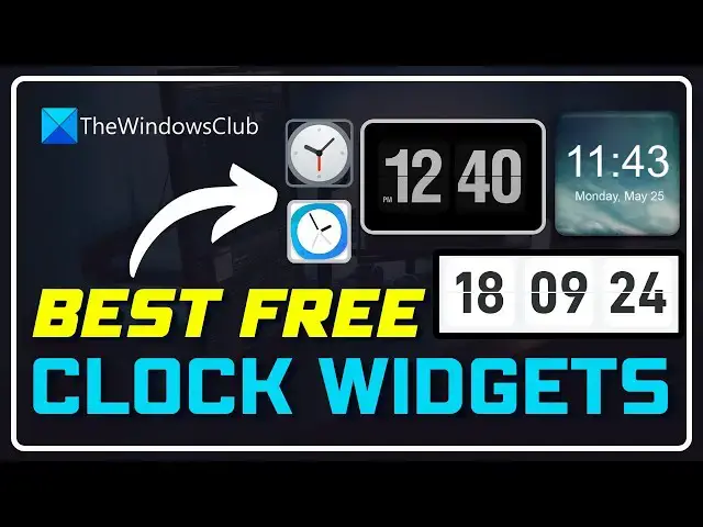 'Video thumbnail for Best Free DESKTOP CLOCK WIDGETS for WINDOWS 11/10 || Best Free WIDGETS for WINDOWS [100% SAFE]'