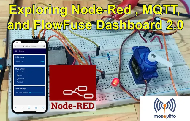 'Video thumbnail for Exploring Node-Red, Dashboard 2.0, and MQTT - Step By Step Guide'