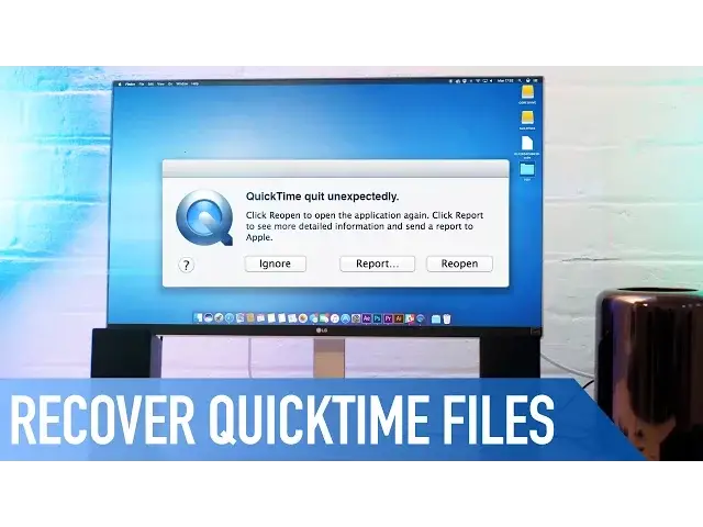 'Video thumbnail for How to recover unsaved files from QuickTime'