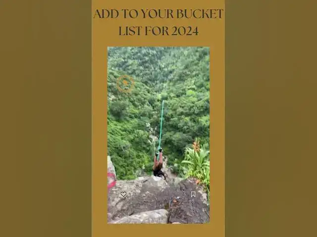 'Video thumbnail for Could you do it ? 👀Victoria Falls bungee Jumping'