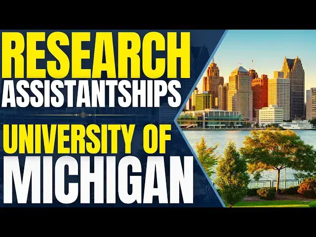 'Video thumbnail for Graduate Students Research Assistantship at University of Michigan | Study in the United States'