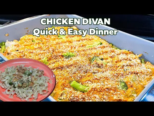 'Video thumbnail for Quick & Easy CHICKEN DIVAN Dinner Idea'