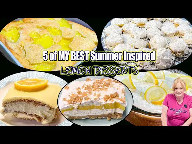 'Video thumbnail for 5 BEST INSPIRATIONS FOR MY LEMON DESSERTS'