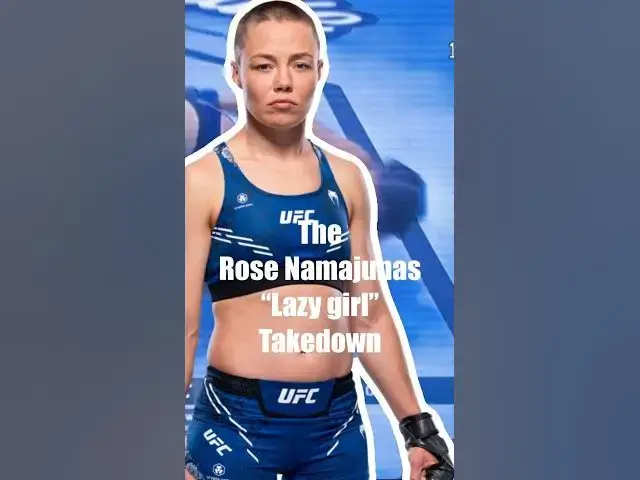 'Video thumbnail for Rose Namajunas’s best takedown! #jessicaPenne #angelahill #ufcdenver #mma #thugrose'