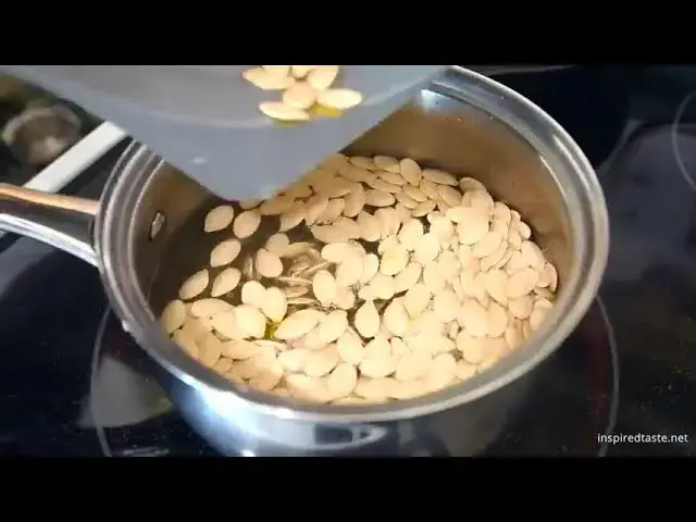 'Video thumbnail for Roasted Pumpkin Seeds Recipe Easy & Healthy Snack'