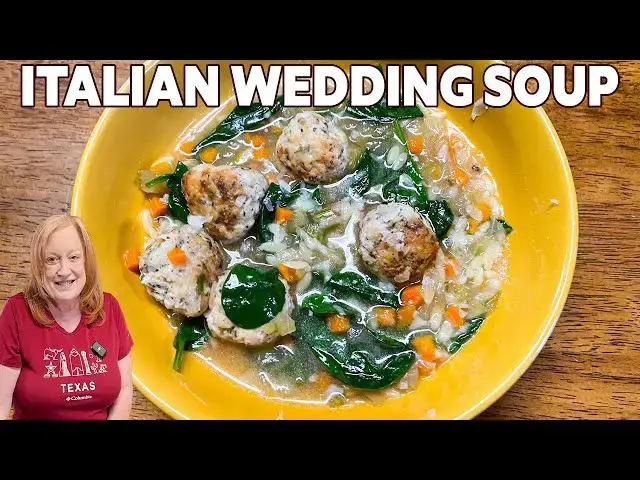 'Video thumbnail for CLASSIC ITALIAN WEDDING SOUP'