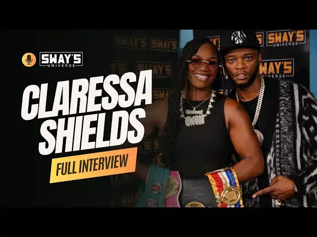 'Video thumbnail for Claressa Shields Guarantees a Knockout! 💥 July 26th | SWAY’S UNIVERSE'