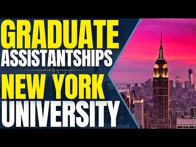 'Video thumbnail for Graduate Assistantships at New York University | Study in the United States'