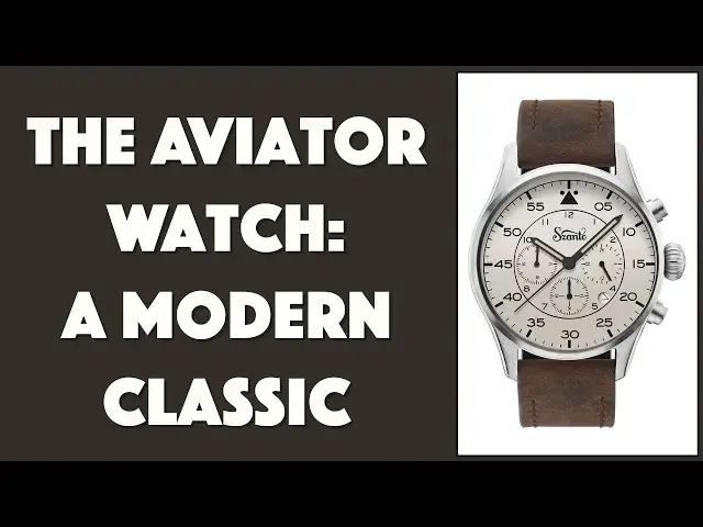 'Video thumbnail for The Szanto SZ-2717 Heritage Aviator Watch - Reviewed!'
