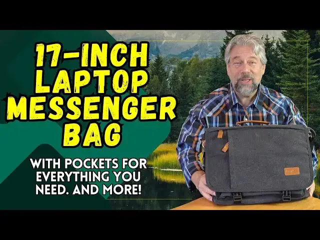 'Video thumbnail for Estarer 17 Inch Laptop Messenger Bag'