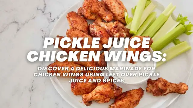 'Video thumbnail for Pickle Juice Chicken Wings: Discover a marinade for chicken wings using left over pickle juice'