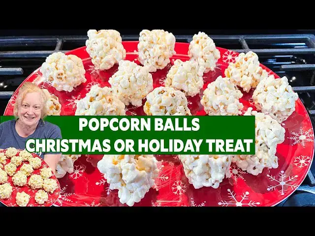 'Video thumbnail for OLD FASHIONED POPCORN BALLS A Christmas or Other occasion Treat'