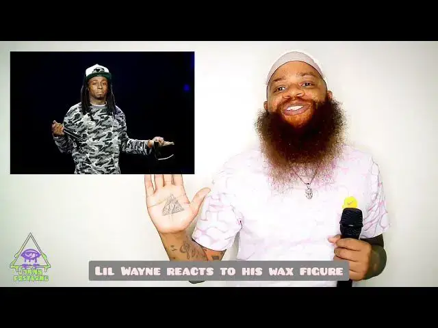 'Video thumbnail for Lil Wayne gets roasted over wax figure'
