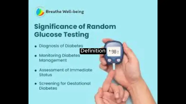 'Video thumbnail for GLucose Test | Is Your Blood Sugar Silently Killing You? Glucose Random Test Explained'