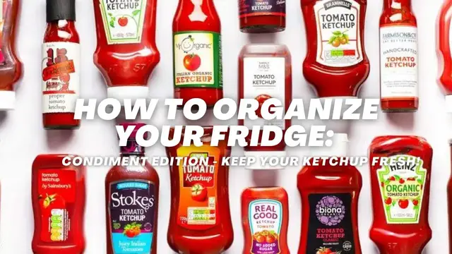 'Video thumbnail for How to Organize Your Fridge: Condiment Edition - Keep Your Ketchup Fresh! #fridgeorganizationideas'