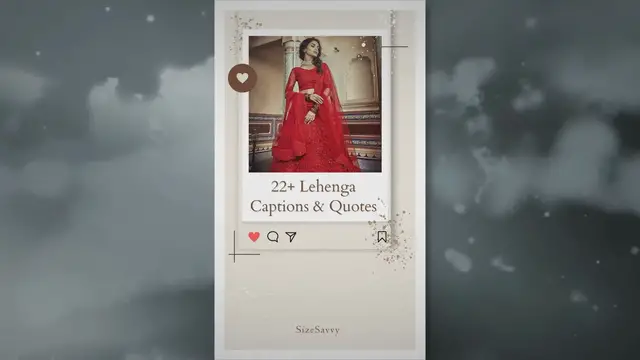 'Video thumbnail for 22+ Latest Lehenga Captions & Lehenga Quotes for Instagram Pics (2024)'