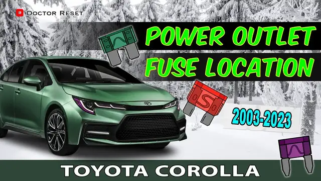 'Video thumbnail for 2003-2023 Toyota Corolla Cigarette Lighter Power Outlet Fuse: Tips and Tricks for Locating It'