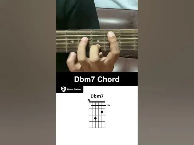 'Video thumbnail for How To Play The Dbm7 Chord On Guitar - Guvna Guitars'
