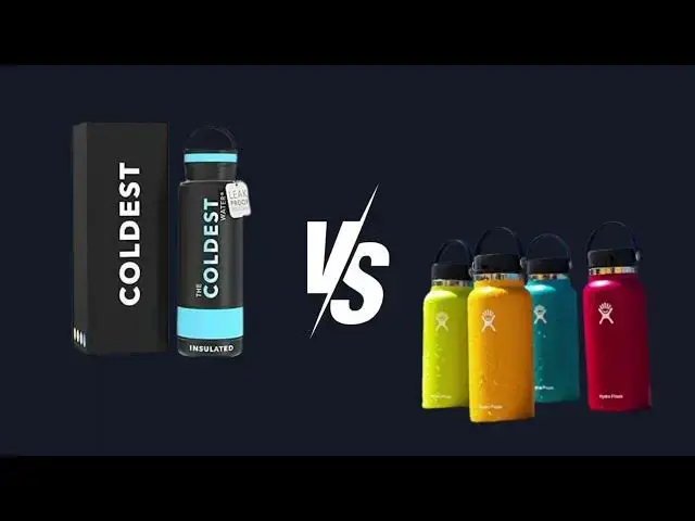 'Video thumbnail for Coldest Water Bottle vs Hydro Flask'