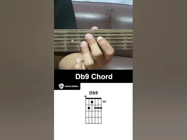 'Video thumbnail for How To Play The Db9 Chord On Guitar - Guvna Guitars'