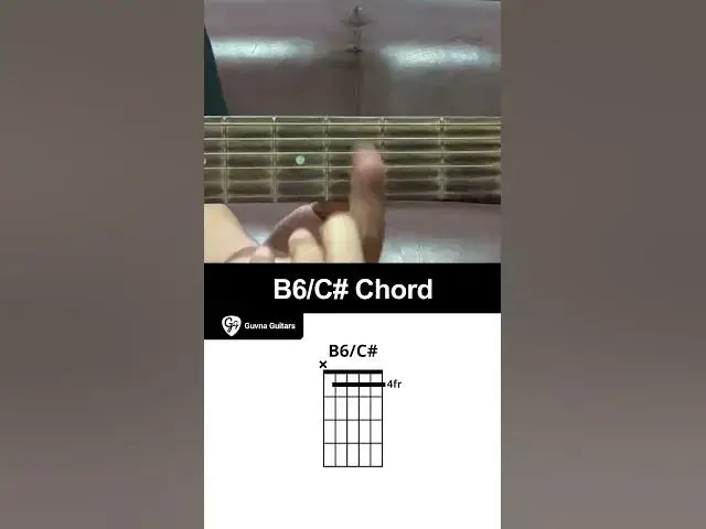 'Video thumbnail for How To Play The B6/C# Chord On Guitar - Guvna Guitars'