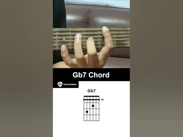 'Video thumbnail for How To Play The Gb7 Chord On Guitar - Guvna Guitars'