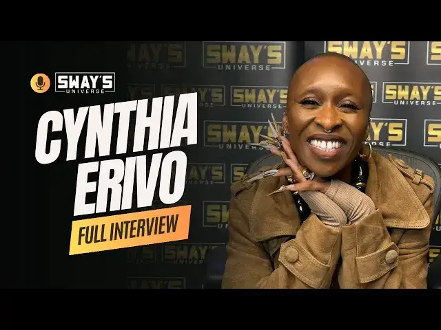 'Video thumbnail for Oscar-Winning Cynthia Erivo Talks 'I Forgive You' 💿 | SWAY'S UNIVERSE'