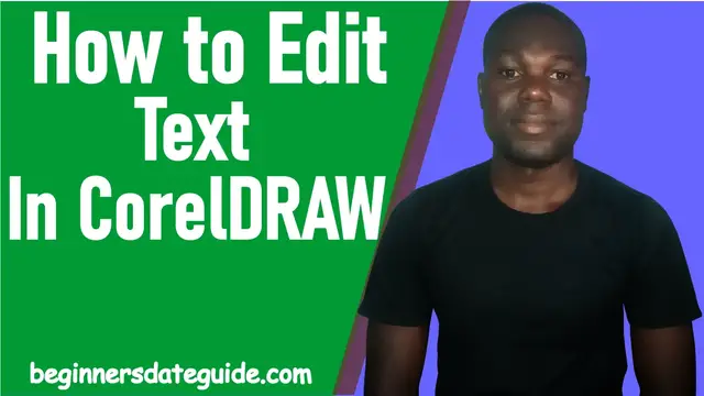 'Video thumbnail for How to Edit Text in CorelDraw - Copy, Paste, Format Text'