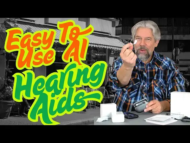 'Video thumbnail for Champagne design? It's the ELEHEAR Beyond OTC Hearing Aid + Dry Box'