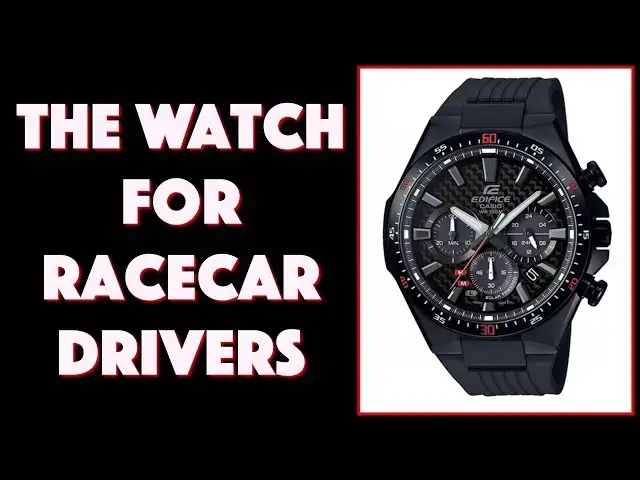 'Video thumbnail for Casio Edifice EQS800 CPB-1AV Motorsport Watch Review'