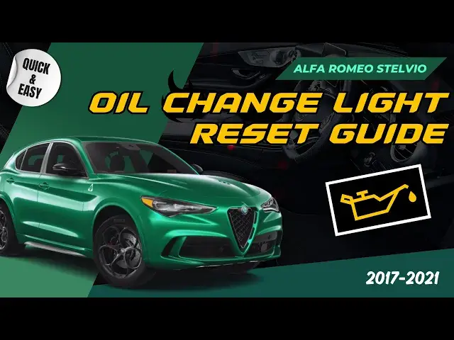 'Video thumbnail for Unlock the Secret: Pro Guide to Resetting Oil Change Light on Alfa Romeo Stelvio (2017-2021)'